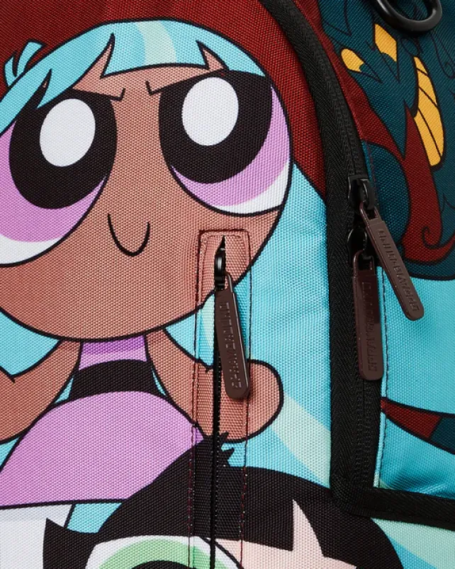 BACKPACKS>SPRAYGROUND POWERPUFF GIRLS NEVER BACK DOWN BACKPACK