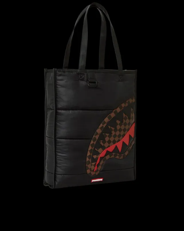 TOTES|HANDBAGS>SPRAYGROUND PUFFER SHARK VAIL FLEX TOTE