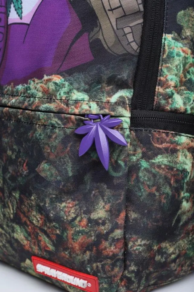 BACKPACKS>SPRAYGROUND PURPLE HAZE GANJA BEAR