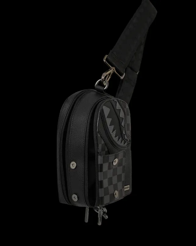 SLINGS|CROSSBODYS>SPRAYGROUND RACEWAY SHADOW PHANTOM BACKPACK SLING