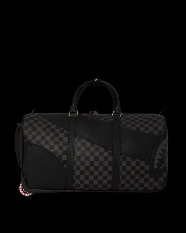 DUFFLES>SPRAYGROUND RACEWAY SHADOW PHANTOM DUFFLE WHEELY