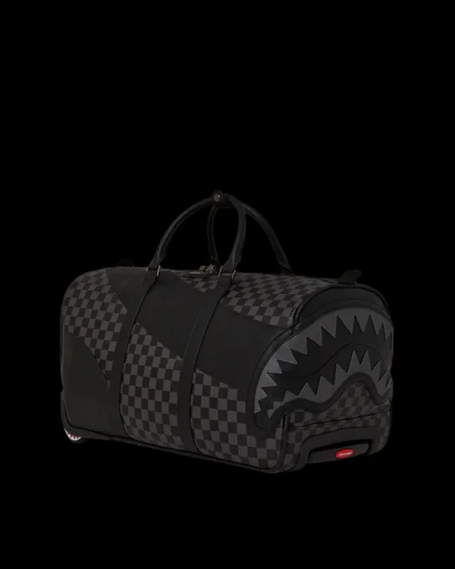 DUFFLES>SPRAYGROUND RACEWAY SHADOW PHANTOM DUFFLE WHEELY