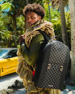 BACKPACKS>SPRAYGROUND RACEWAY SHADOW PHANTOM HALF BOX BACKPACK (DLXV)