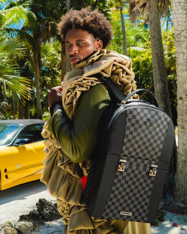 BACKPACKS>SPRAYGROUND RACEWAY SHADOW PHANTOM HALF BOX BACKPACK (DLXV)