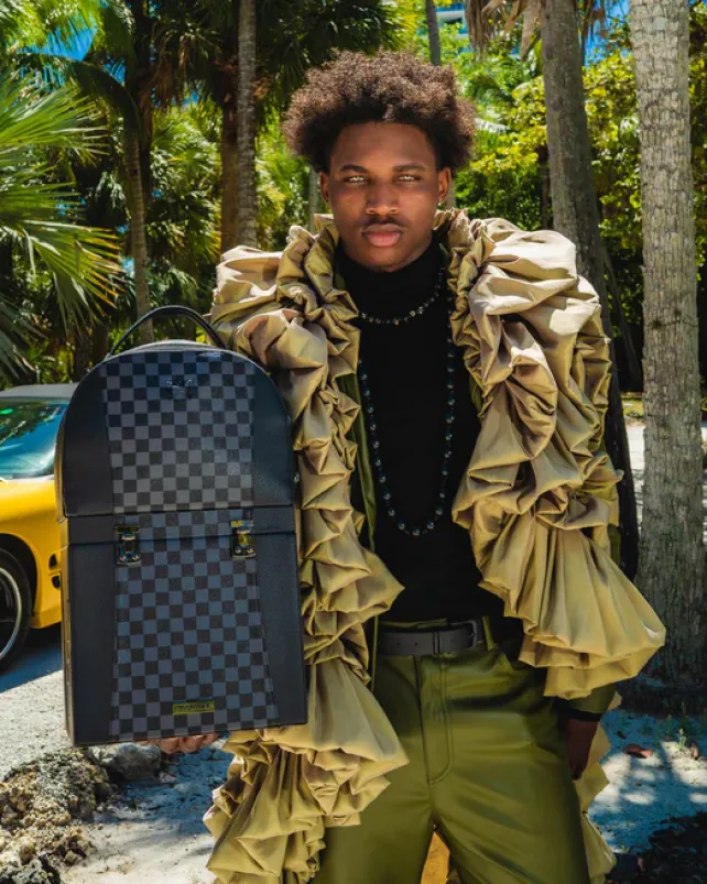 BACKPACKS>SPRAYGROUND RACEWAY SHADOW PHANTOM HALF BOX BACKPACK (DLXV)