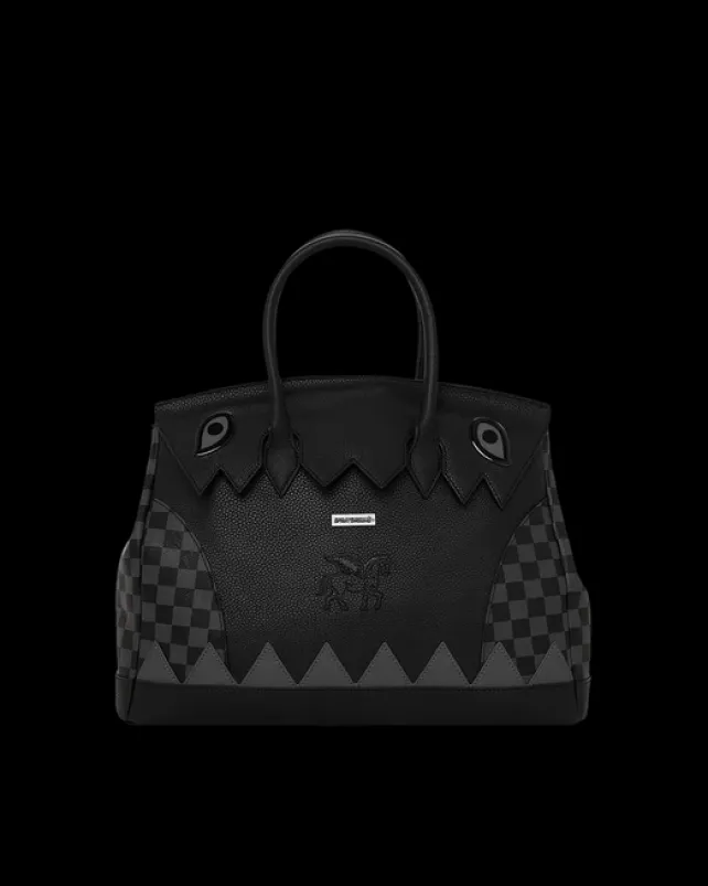 HANDBAGS>SPRAYGROUND RACEWAY SHADOW PHANTOM SPURKIN HANDBAG