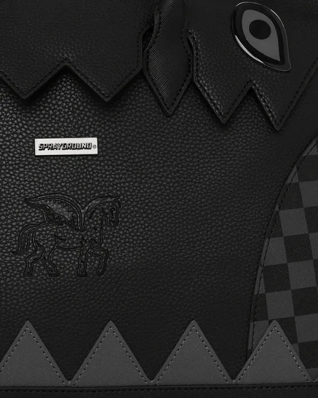 HANDBAGS>SPRAYGROUND RACEWAY SHADOW PHANTOM SPURKIN HANDBAG
