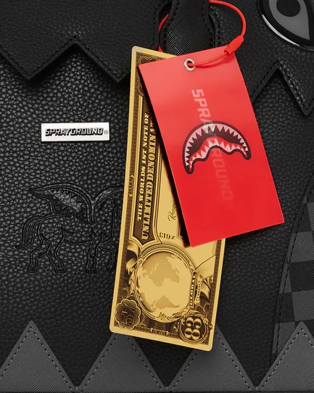 HANDBAGS>SPRAYGROUND RACEWAY SHADOW PHANTOM SPURKIN HANDBAG