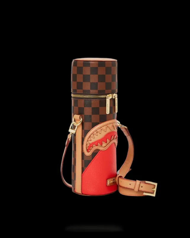SLINGS|CROSSBODYS>SPRAYGROUND RACEWAY TUBULAR WATER BOTTLE BAG