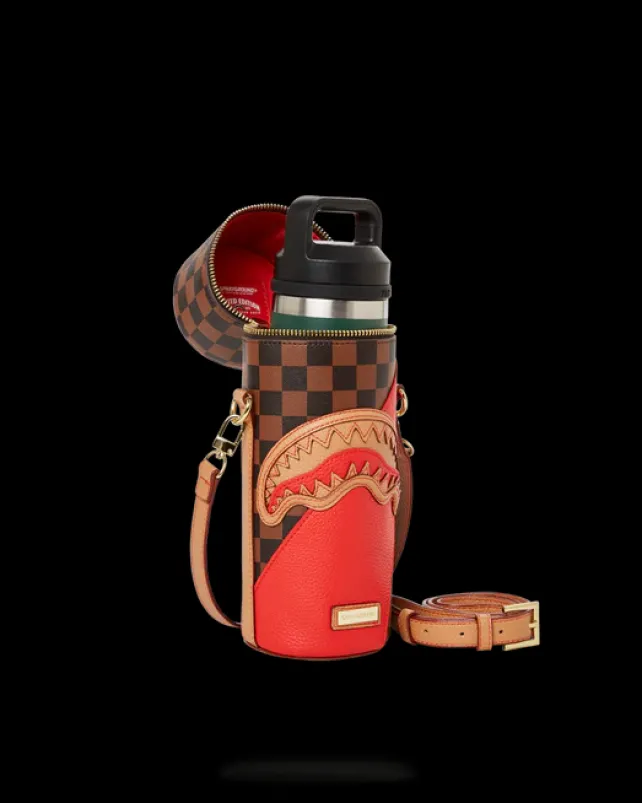 SLINGS|CROSSBODYS>SPRAYGROUND RACEWAY TUBULAR WATER BOTTLE BAG