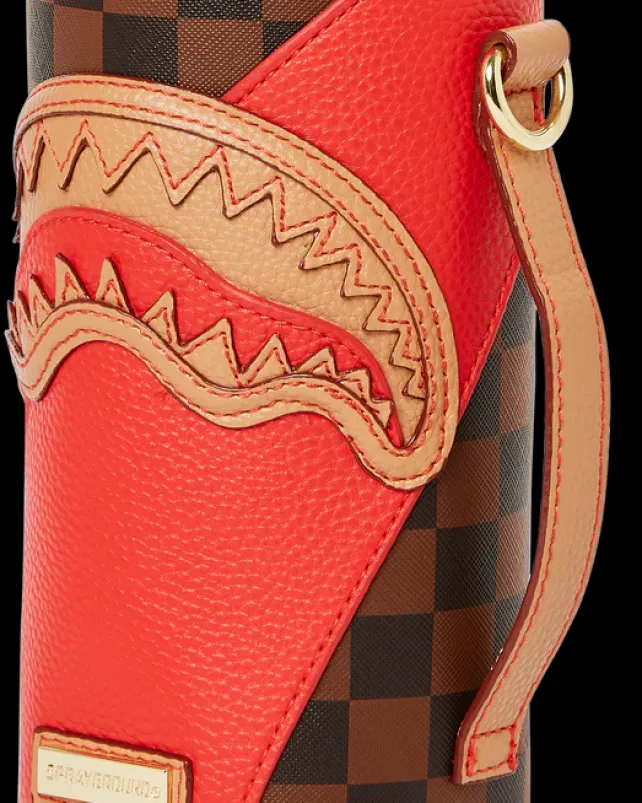 SLINGS|CROSSBODYS>SPRAYGROUND RACEWAY TUBULAR WATER BOTTLE BAG
