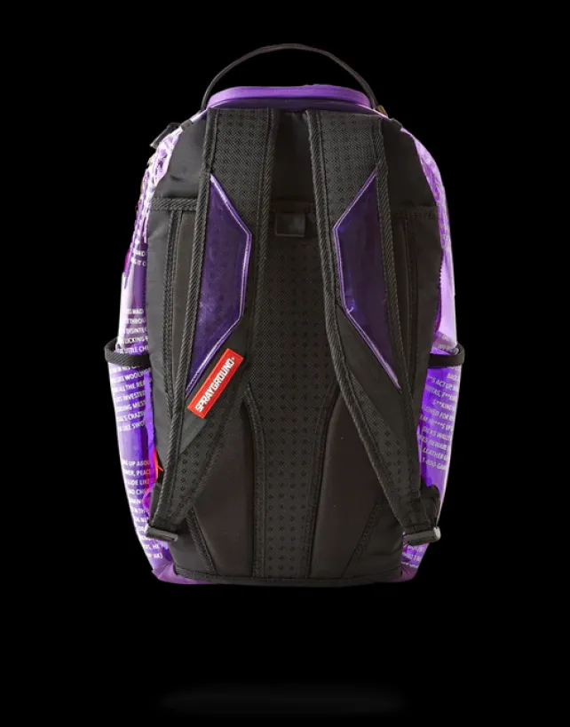 BACKPACKS>SPRAYGROUND RAEKWON PURPLE TAPE SHARK