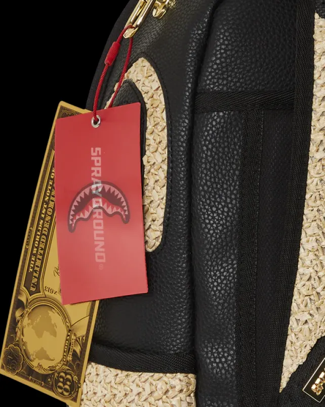 BACKPACKS>SPRAYGROUND RAFFIA PALM BACKPACK
