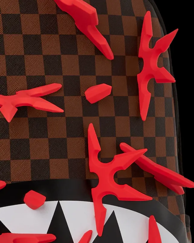 BACKPACKS>SPRAYGROUND REAL 3D NINJA STARS SMASHED BACKPACK (DLXV)
