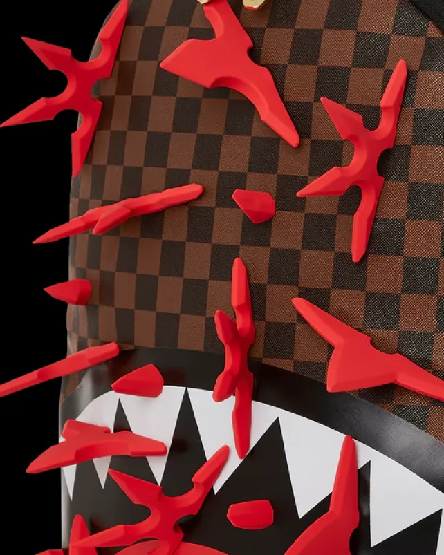 BACKPACKS>SPRAYGROUND REAL 3D NINJA STARS SMASHED BACKPACK (DLXV)