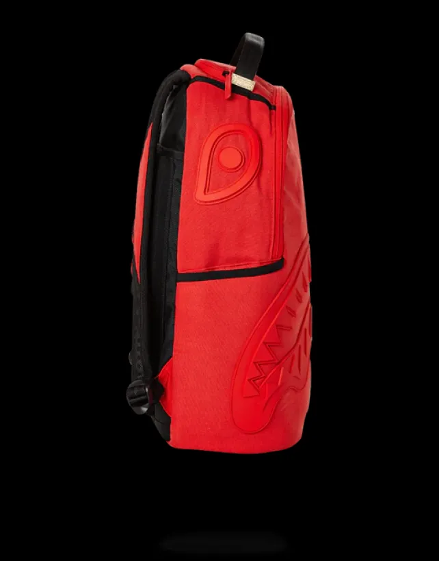 BACKPACKS>SPRAYGROUND RED GHOST RUBBER SHARK