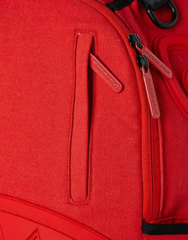 BACKPACKS>SPRAYGROUND RED GHOST RUBBER SHARK