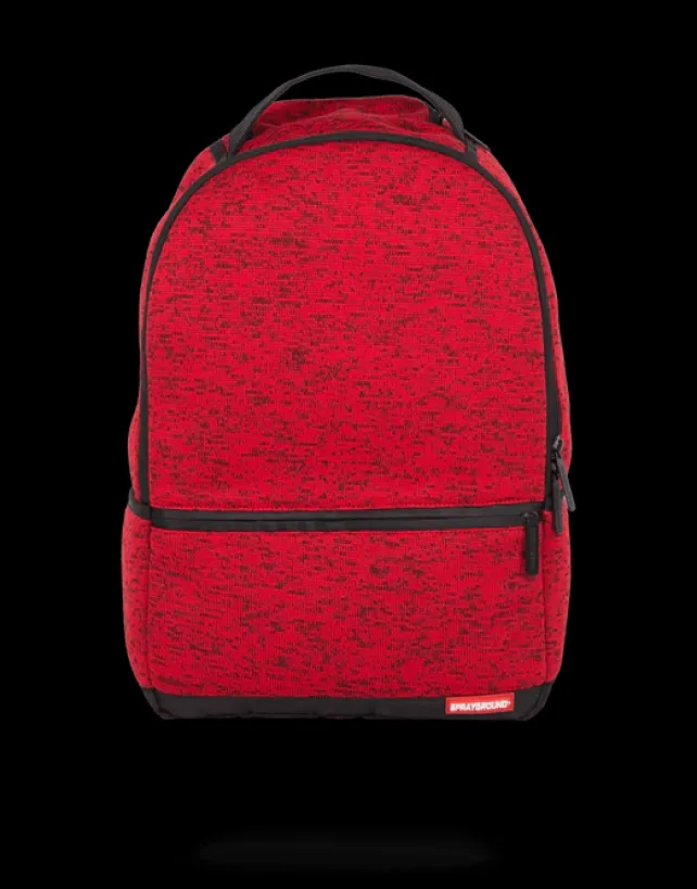 BACKPACKS>SPRAYGROUND RED KNIT