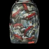 BACKPACKS>SPRAYGROUND RED LEOPARD MONEY