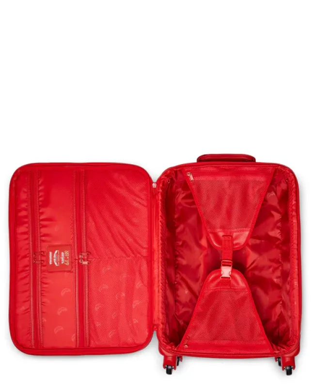 CARRY-ON LUGGAGE>SPRAYGROUND RED RIVIERA JETSETTER CARRY-ON LUGGAGE