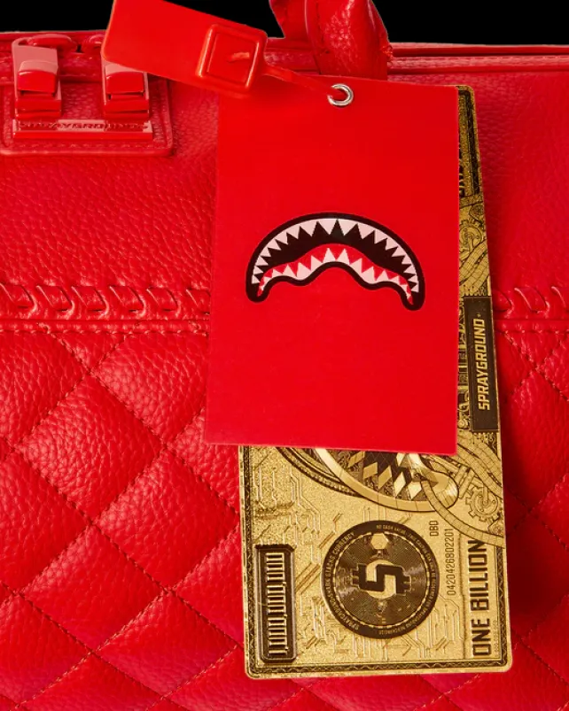 DUFFLES>SPRAYGROUND RED RIVIERA MINI DUFFLE