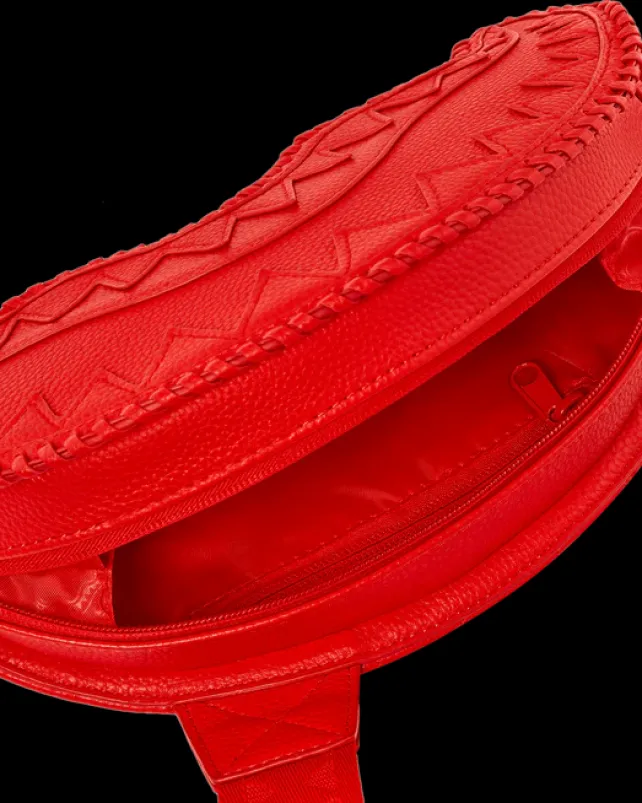 CROSSBODYS>SPRAYGROUND RED RIVIERA SHARKMOUTH CROSSBODY