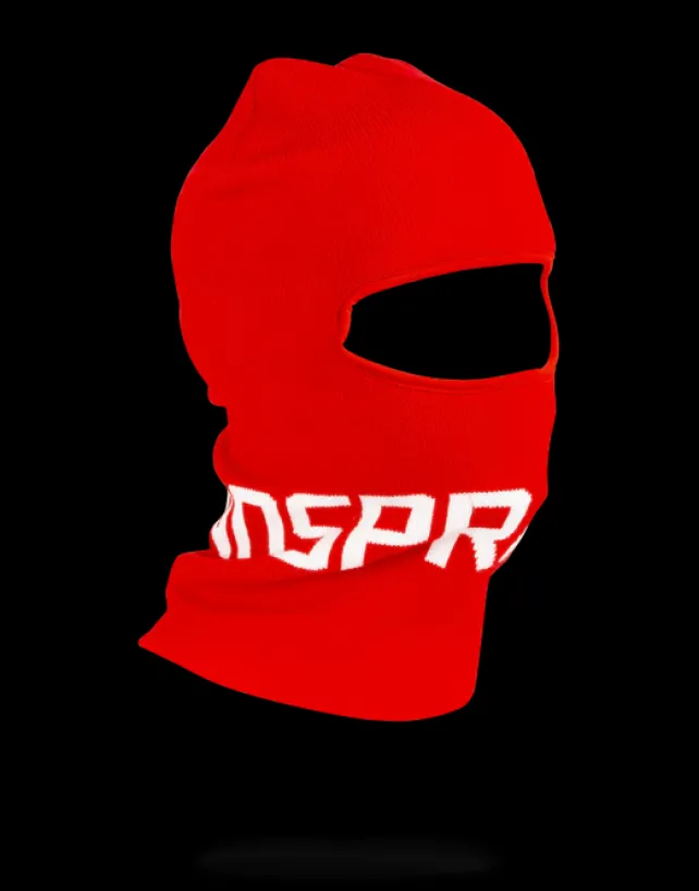 SKI MASKS>SPRAYGROUND RED LOGO SKI MASK
