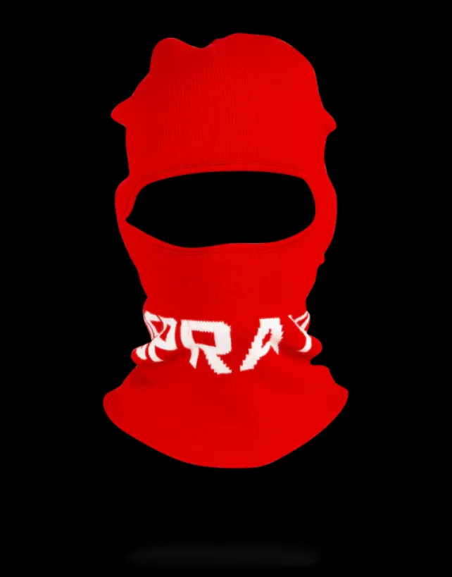 SKI MASKS>SPRAYGROUND RED LOGO SKI MASK