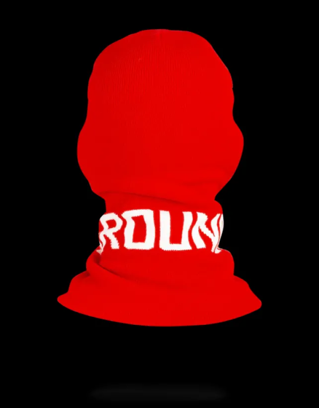 SKI MASKS>SPRAYGROUND RED LOGO SKI MASK
