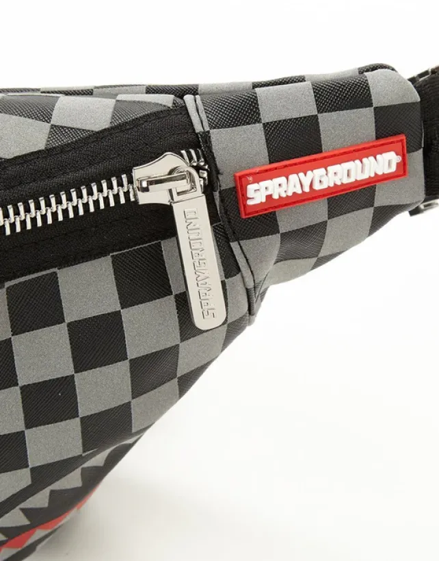 CROSSBODYS>SPRAYGROUND REFLECTIVE SHARKS IN PARIS CROSSBODY