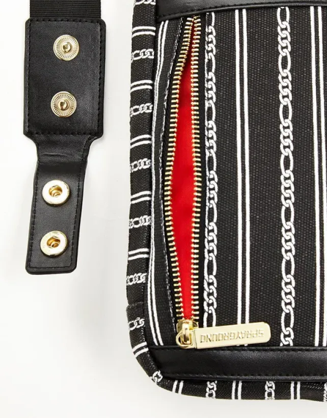 SLINGS>SPRAYGROUND REVERSE BLACK SHARKS IN PARIS SLING