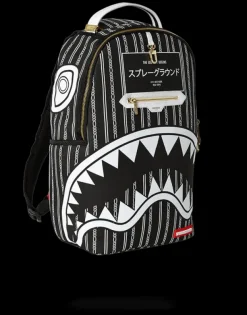 BACKPACKS>SPRAYGROUND REVERSE SHARKS IN PARIS (BLACK)