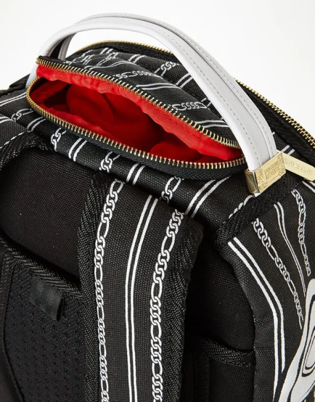 BACKPACKS>SPRAYGROUND REVERSE SHARKS IN PARIS (BLACK)