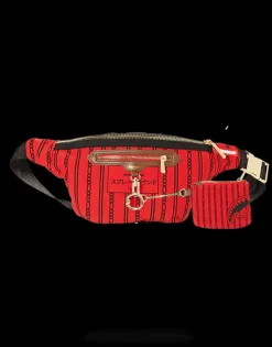 CROSSBODYS>SPRAYGROUND REVERSE SHARKS IN PARIS CROSSBODY (RED)