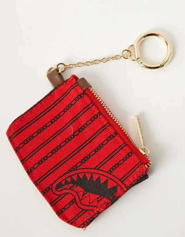 CROSSBODYS>SPRAYGROUND REVERSE SHARKS IN PARIS CROSSBODY (RED)