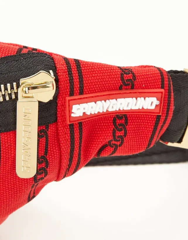 CROSSBODYS>SPRAYGROUND REVERSE SHARKS IN PARIS CROSSBODY (RED)