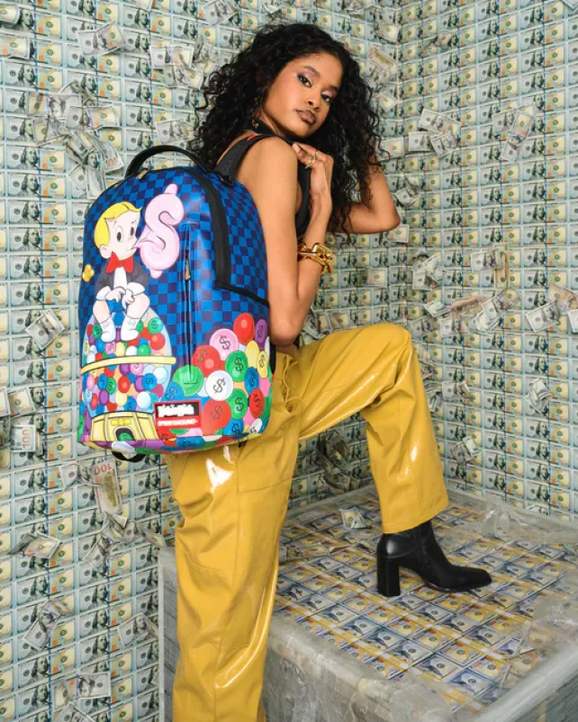 BACKPACKS>SPRAYGROUND RICHIE RICH MONEY MONEY MONEY BACKPACK (DLXV)