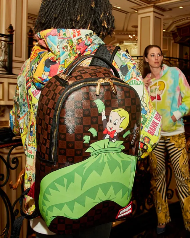 BACKPACKS>SPRAYGROUND RICHIE RICH MONEY SHARK BACKPACK