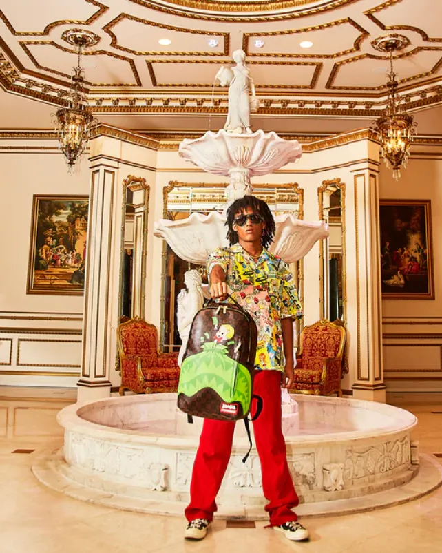 BACKPACKS>SPRAYGROUND RICHIE RICH MONEY SHARK BACKPACK