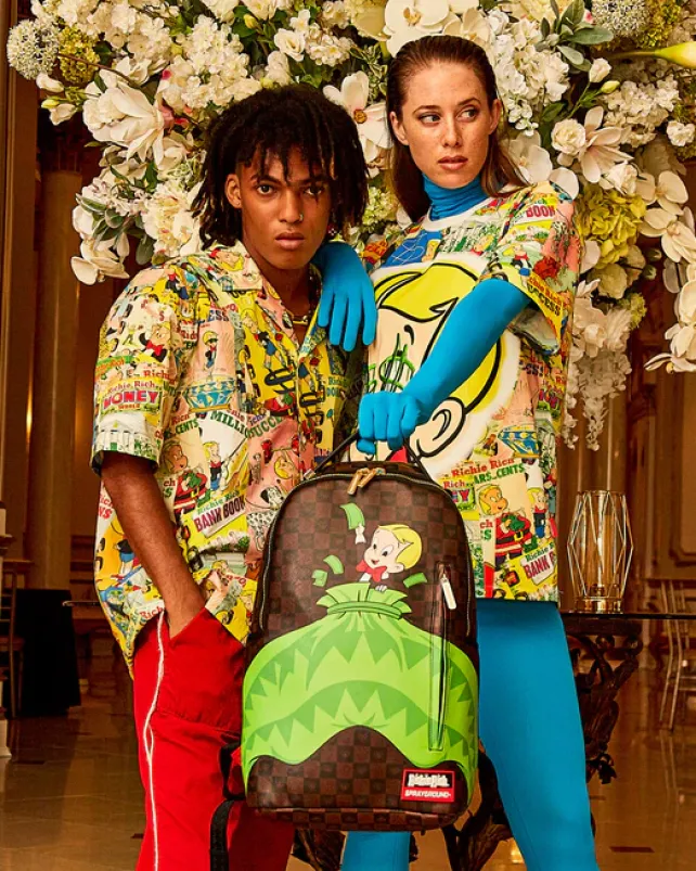 BACKPACKS>SPRAYGROUND RICHIE RICH MONEY SHARK BACKPACK