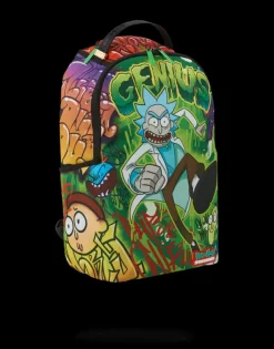 BACKPACKS>SPRAYGROUND RICK AND MORTY: GENIUS BACKPACK