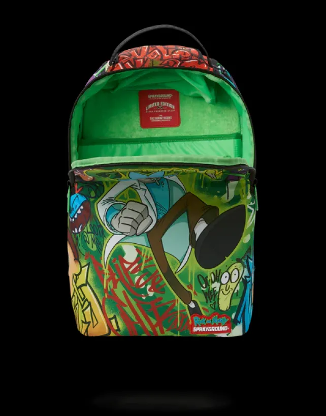 BACKPACKS>SPRAYGROUND RICK AND MORTY: GENIUS BACKPACK