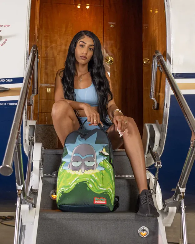 BACKPACKS>SPRAYGROUND RICK AND MORTY PORTAL SHARK (DLXR)