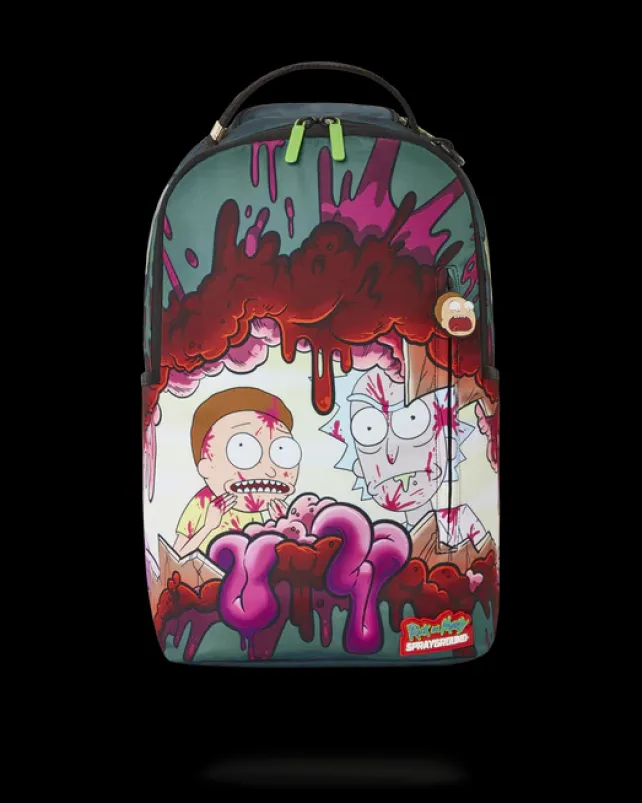 BACKPACKS>SPRAYGROUND RICK AND MORTY SHARKMOUTH WOUND (DLXR)