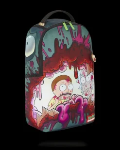 BACKPACKS>SPRAYGROUND RICK AND MORTY SHARKMOUTH WOUND (DLXR)