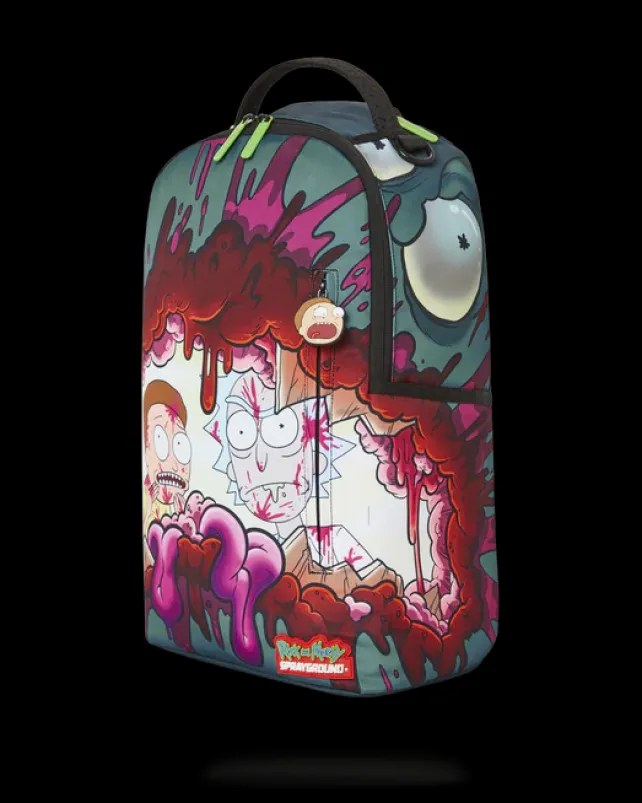 BACKPACKS>SPRAYGROUND RICK AND MORTY SHARKMOUTH WOUND (DLXR)
