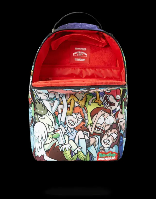 BACKPACKS>SPRAYGROUND RICK u0026 MORTY CRAMMED
