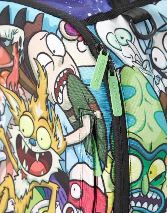 BACKPACKS>SPRAYGROUND RICK u0026 MORTY CRAMMED