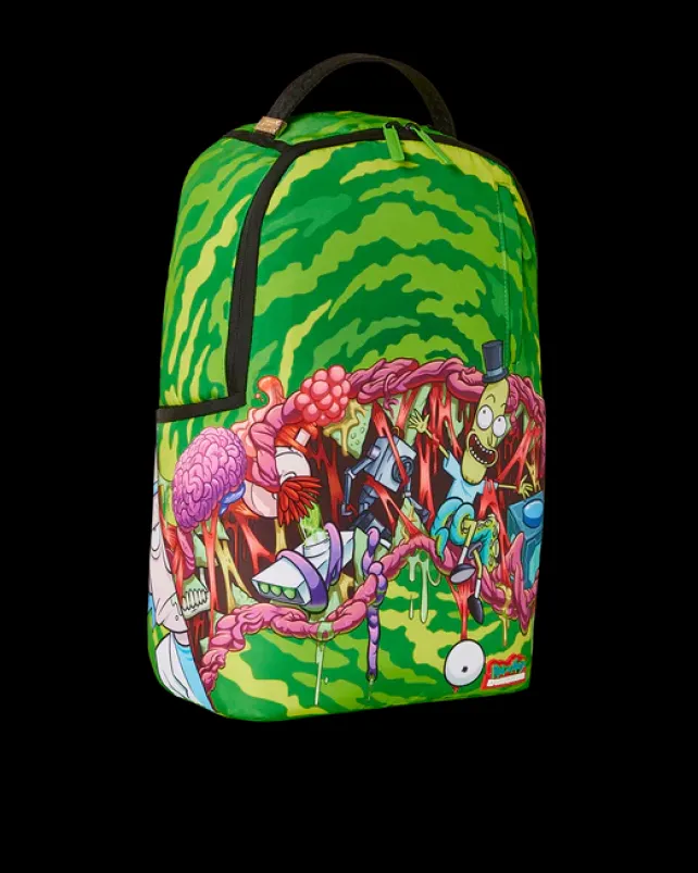 BACKPACKS>SPRAYGROUND RICK u0026 MORTY GOT THE GUTS BACKPACK