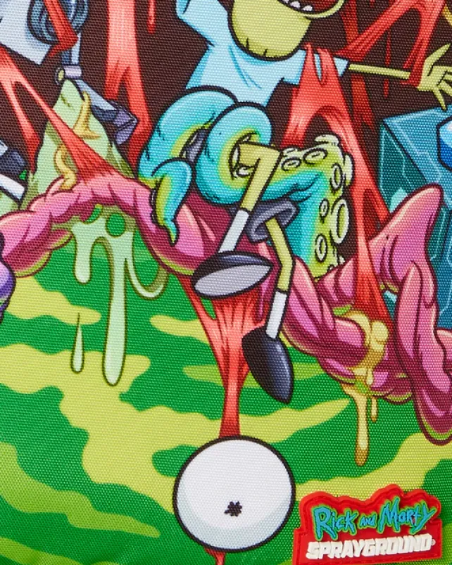 BACKPACKS>SPRAYGROUND RICK u0026 MORTY GOT THE GUTS BACKPACK